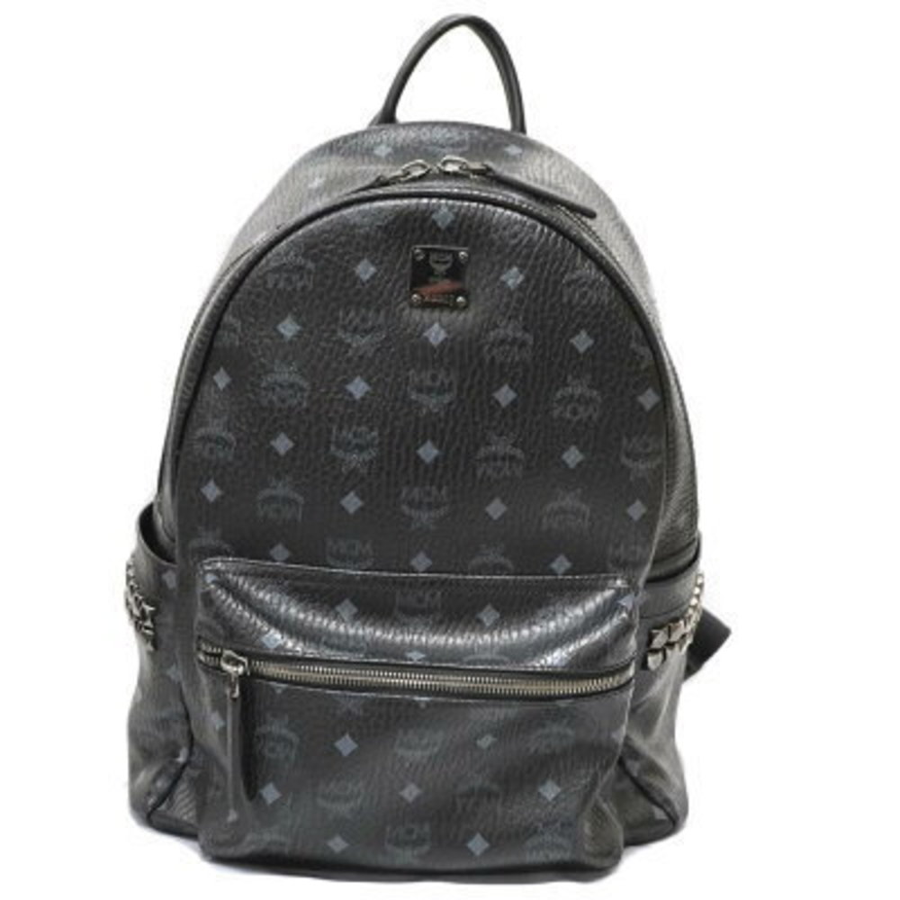 Mcm Backpack Black Leather Studs - image 1
